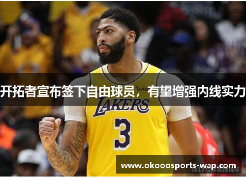 开拓者宣布签下自由球员，有望增强内线实力