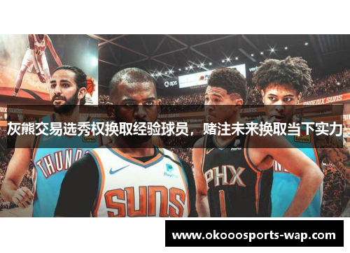灰熊交易选秀权换取经验球员，赌注未来换取当下实力